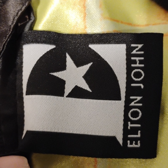 SALE! Elton John Farewell Yellow Brick Road Satin Bomber Jacket Like New 2018 - Picture 7 of 8